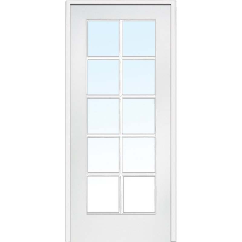 Verona Home Design Glass French Doors with Installation Hardware Kit